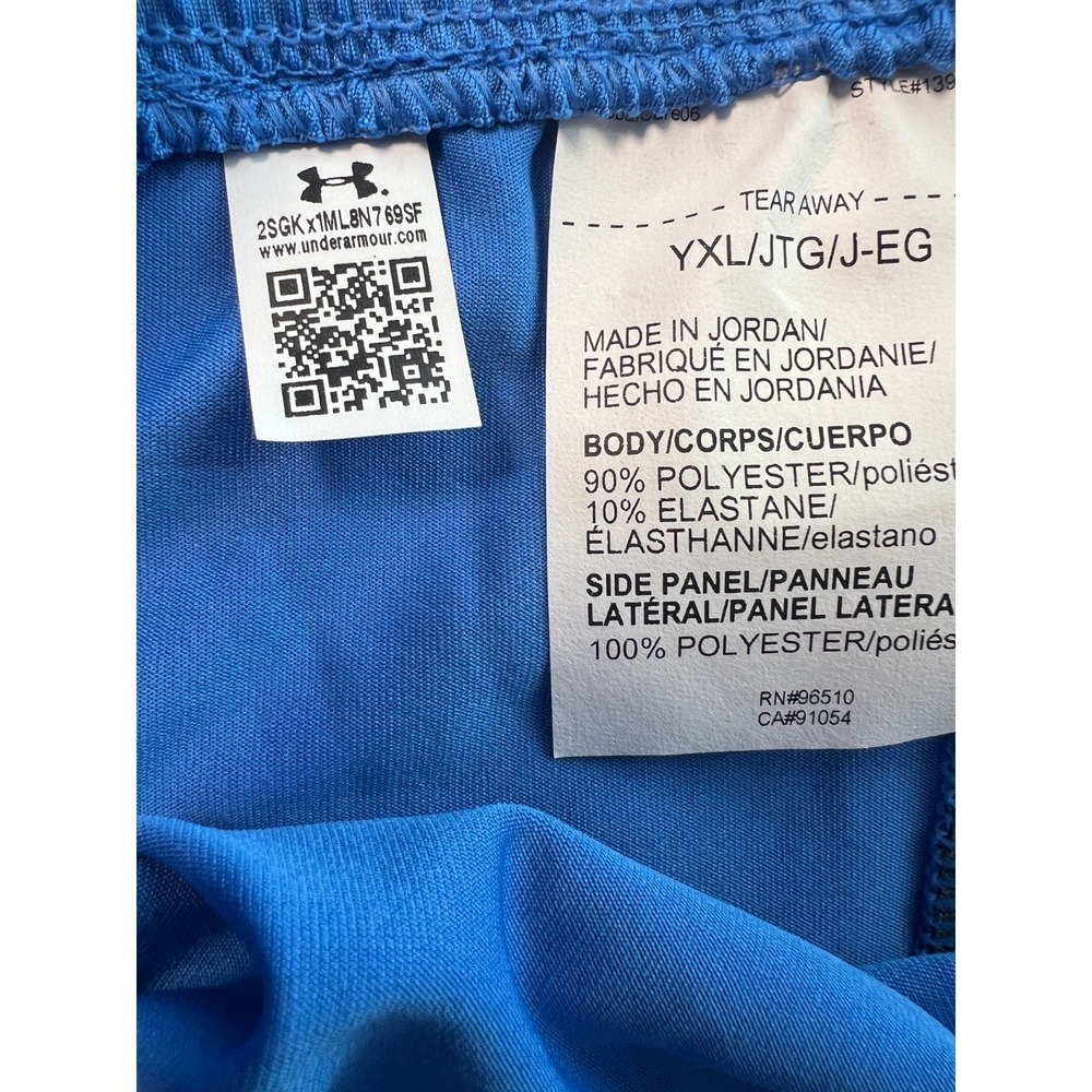 Under Armour Boys‎ Shorts XL Youth Extra Large Blue Camo Trim NWT W30 - Picture 8 of 11